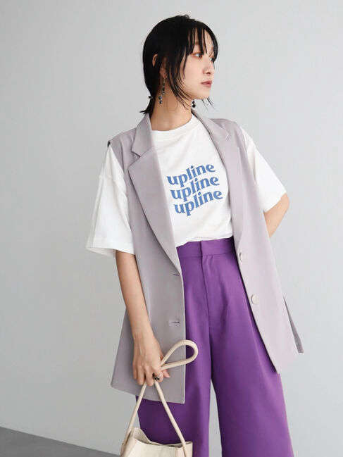 Green Parks「・ELENCARE　DUE　バックスリットテーラーベスト」|ベスト・ジレ|グレー