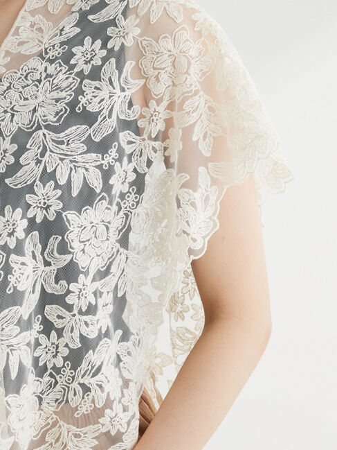 Green Parks「・SUGAR　SPOON　2way刺繍レースベスト」|ベスト・ジレ|