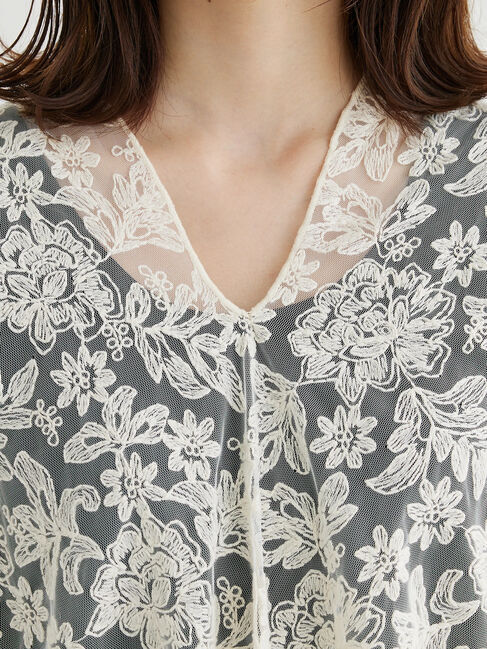 Green Parks「・SUGAR　SPOON　2way刺繍レースベスト」|ベスト・ジレ|