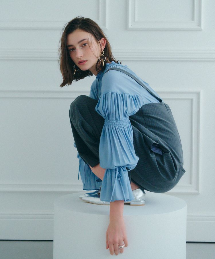 Editt by YECCA VECCA「2wayギャザーデザインブラウス」|シャツ・ブラウス|