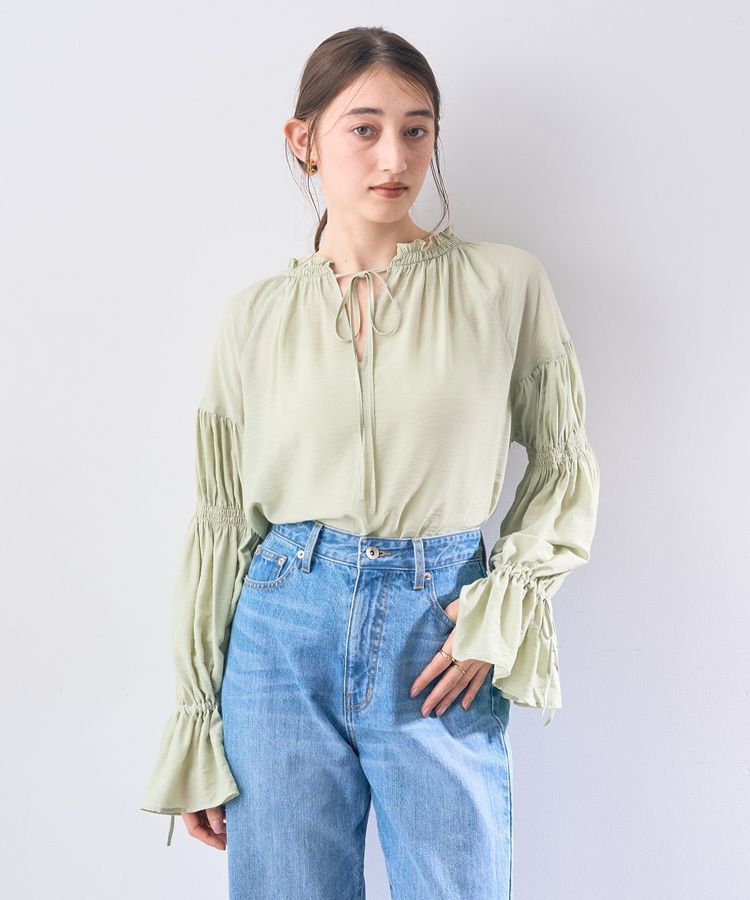 Editt by YECCA VECCA「2wayギャザーデザインブラウス」|シャツ・ブラウス|