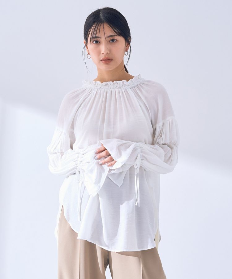 Editt by YECCA VECCA「2wayギャザーデザインブラウス」|シャツ・ブラウス|