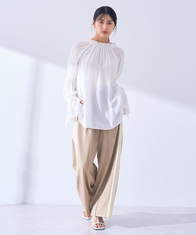 Editt by YECCA VECCA「2wayギャザーデザインブラウス」|シャツ・ブラウス|