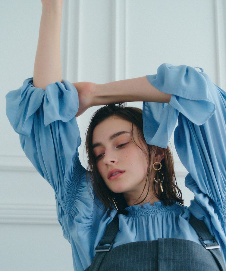 Editt by YECCA VECCA「2wayギャザーデザインブラウス」|シャツ・ブラウス|