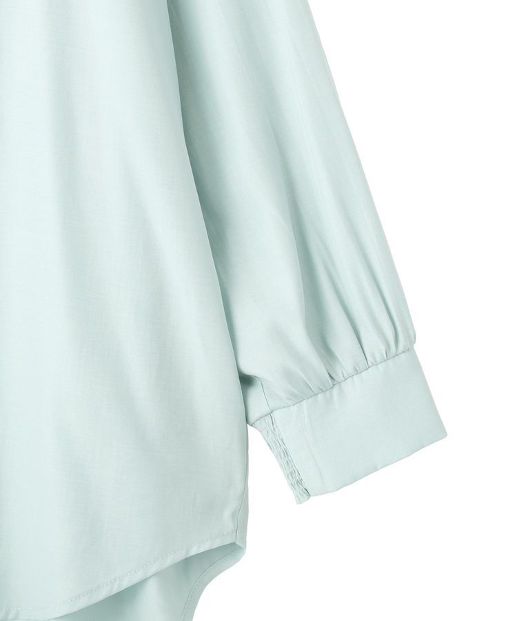 YECCA VECCA「バックギャザーロングシャツ」|シャツ・ブラウス|