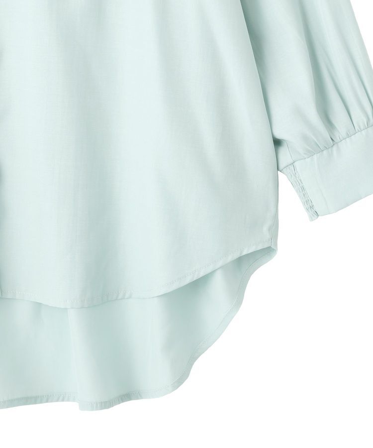 YECCA VECCA「バックギャザーロングシャツ」|シャツ・ブラウス|