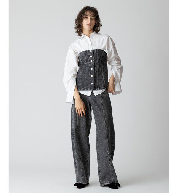 allureville「コットンデザインスリーブブラウス」|シャツ・ブラウス|