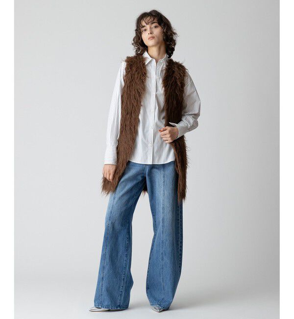 allureville「コットンデザインスリーブブラウス」|シャツ・ブラウス|