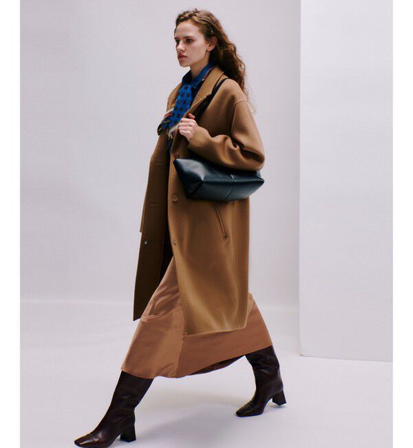 allureville「サテンバイヤスナロースカート」|スカート|