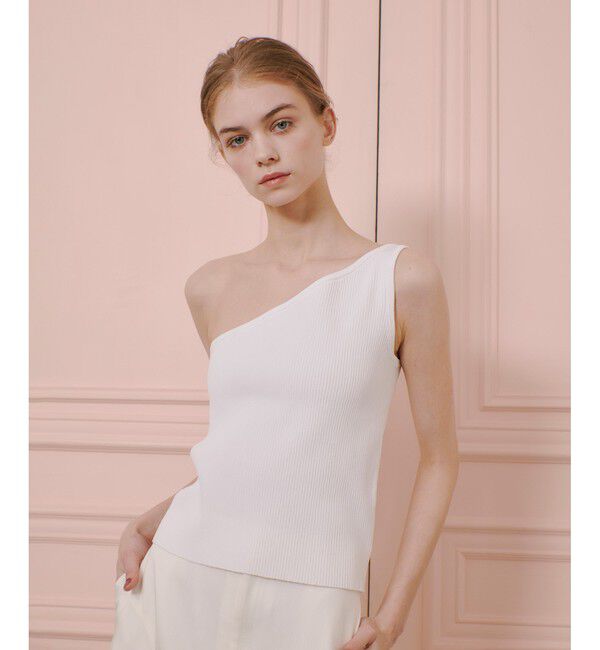 LOULOU WILLOUGHBY「【LOULOU WILLOUGHBY】ワンショルダーアンサンブル」|ニット・セーター|