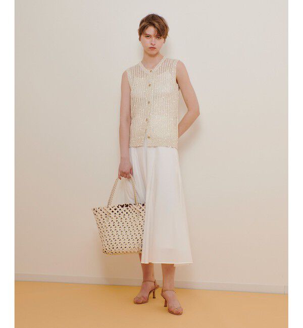 allureville「ライトタンブラーガゼットフレアスカート」|フレア|