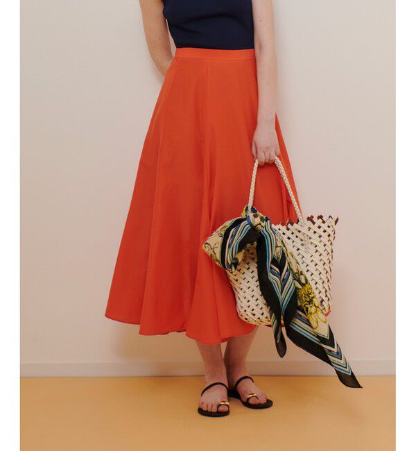 allureville「ライトタンブラーガゼットフレアスカート」|フレア|