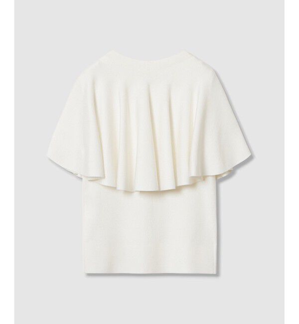 LOULOU WILLOUGHBY「【LOULOU WILLOUGHBY】メタリックヤーンケーププルオーバー」|ニット・セーター|