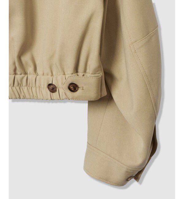 allureville「ステンカラーブルゾン」|ブルゾン・スタジャン|