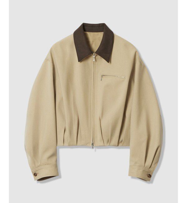 allureville「ステンカラーブルゾン」|ブルゾン・スタジャン|