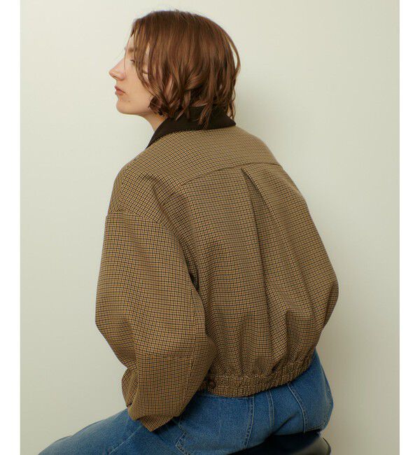 allureville「ステンカラーブルゾン」|ブルゾン・スタジャン|