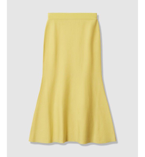 allureville「ウール混Ｗフェイスナローマーメイドスカート」|スカート|