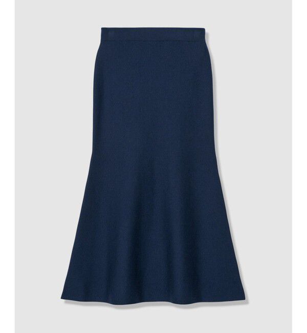 allureville「ウール混Ｗフェイスナローマーメイドスカート」|スカート|