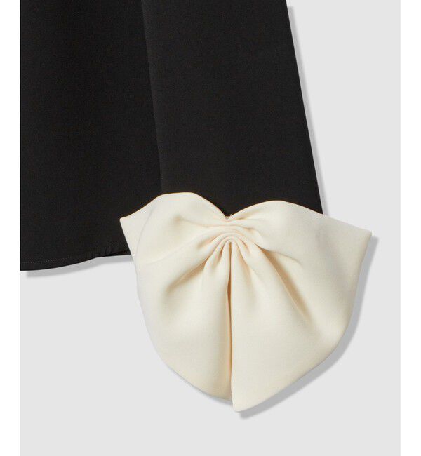 LOULOU WILLOUGHBY「【LOULOU WILLOUGHBY】ダブルクロス袖リボンブラウス」|シャツ・ブラウス|