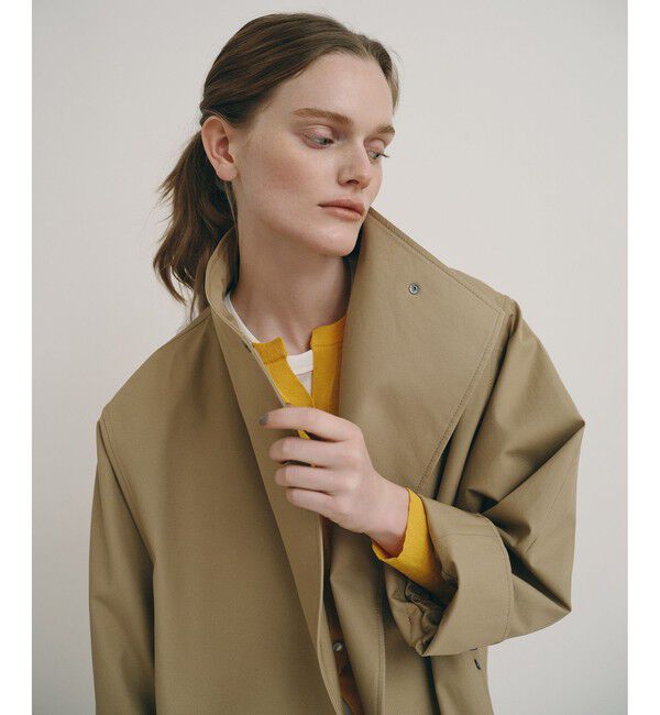 allureville「スタンドカラーコクーンコート」|ダッフルコート|