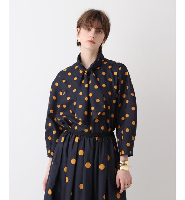 allureville「ポルカドットブラウス」|シャツ・ブラウス|