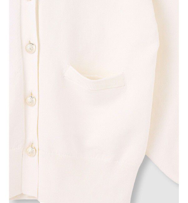 allureville「コットンインレードルマンスリーブ カーデ」|カーディガン|