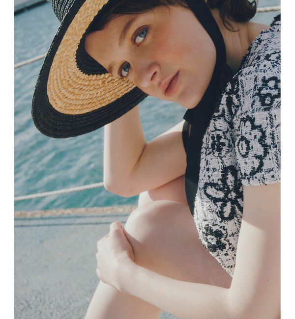 LOULOU WILLOUGHBY「【LOULOU WILLOUGHBY】バイカラーキャペリン」|ハット|