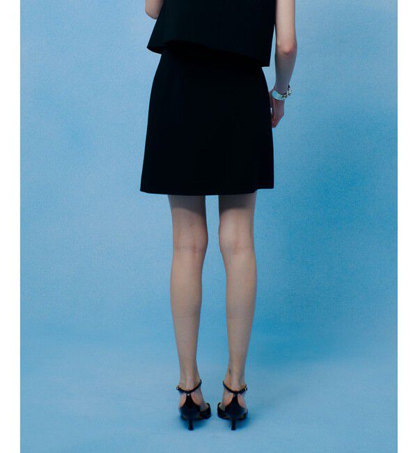 LOULOU WILLOUGHBY「【LOULOU WILLOUGHBY】ダブルクロスミニスカート」|スカート|