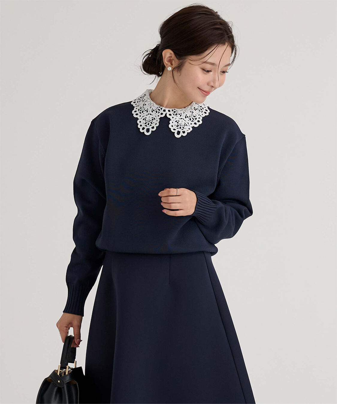 ur's「襟付きニットプルオーバー」|ニット・セーター|