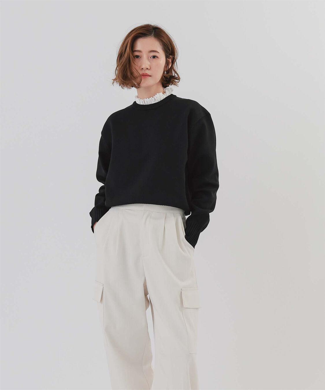 ur's「襟付きニットプルオーバー」|ニット・セーター|