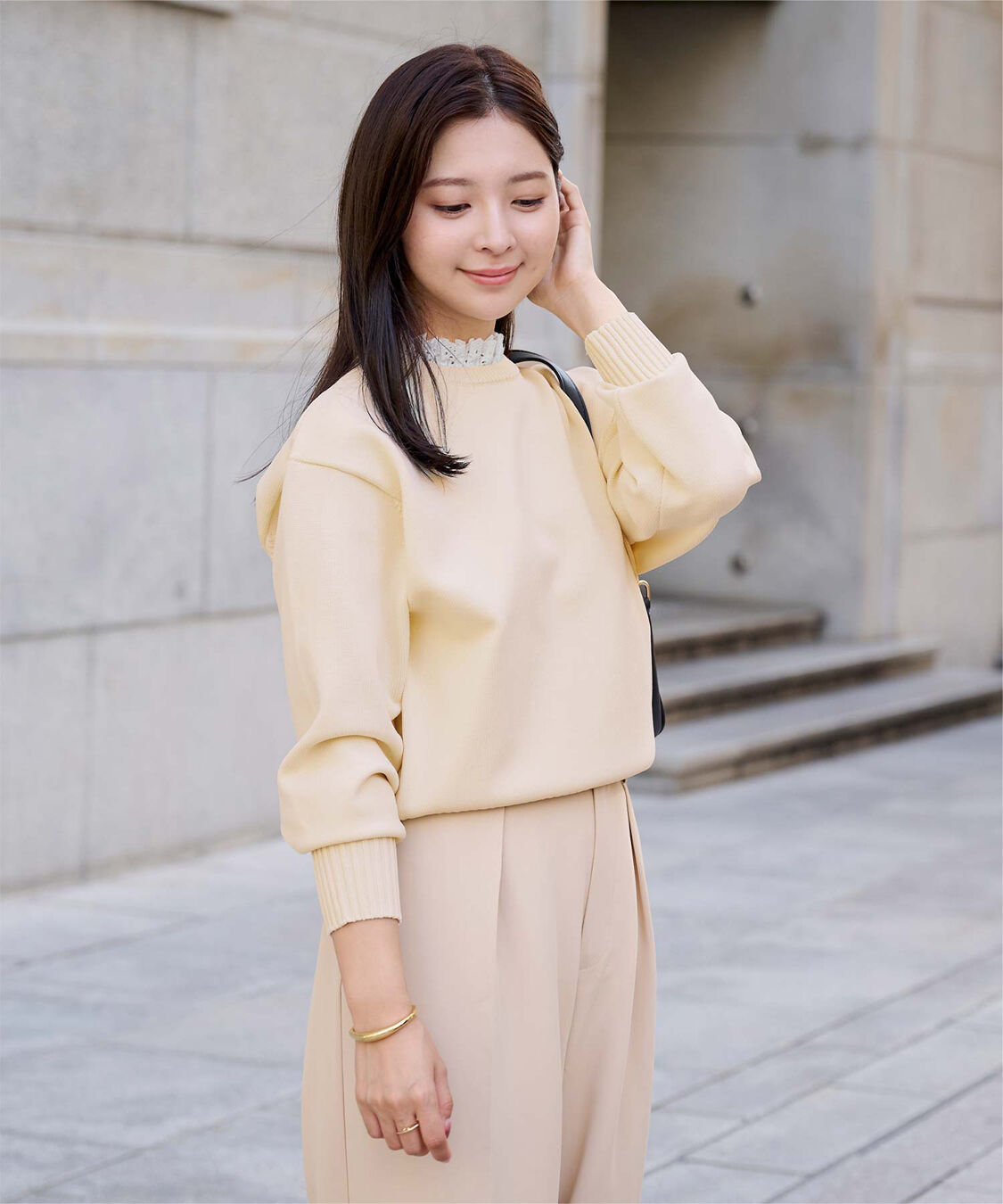 ur's「襟付きニットプルオーバー」|ニット・セーター|