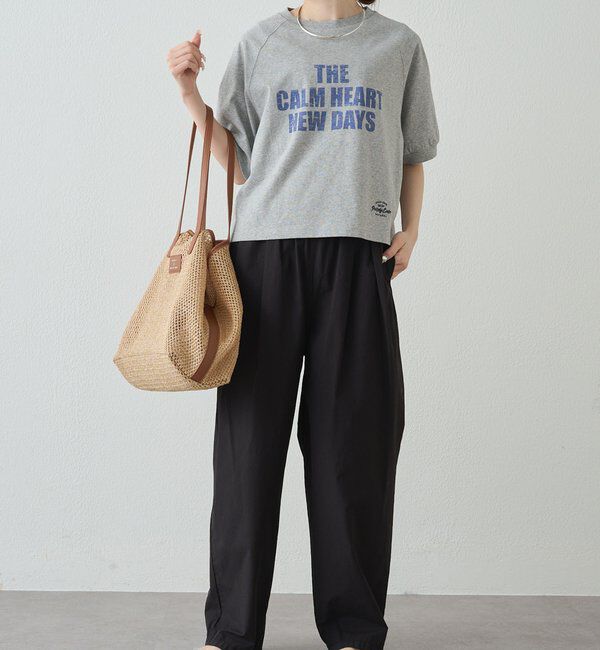  「【リニューアル/M・Lサイズあり】高密度コットン製品染めコクーンパンツ」|その他|