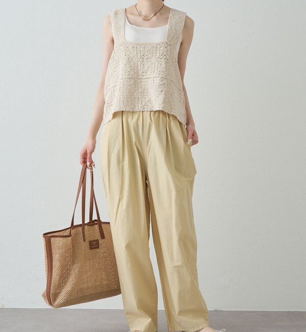  「【リニューアル/M・Lサイズあり】高密度コットン製品染めコクーンパンツ」|その他|