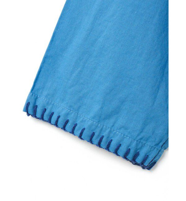 mizuiro ind「mizuiro ind ブランケットステッチワイドワンピース」|ワンピース|