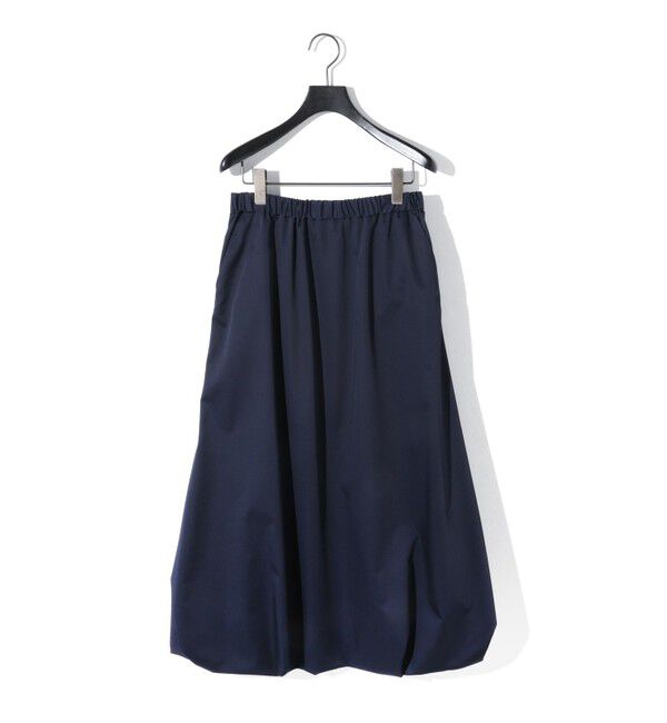 MIDIUMISOLID「MIDIUMISOLID for Ladies ロングバルーンスカート」|スカート|ネイビー