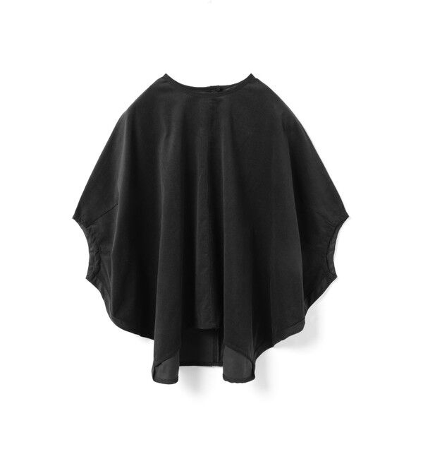 mizuiro ind「mizuiro ind コーデュロイコクーンプルオーバー」|Tシャツ・カットソー|ブラック