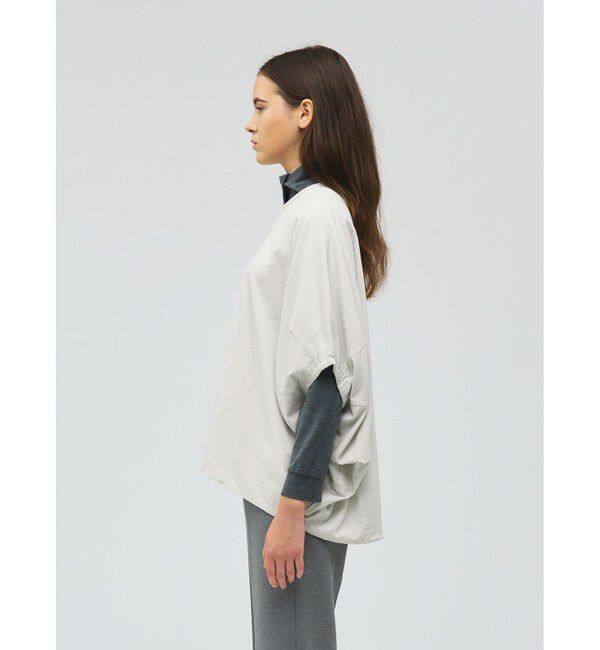 mizuiro ind「mizuiro ind コーデュロイコクーンプルオーバー」|Tシャツ・カットソー|