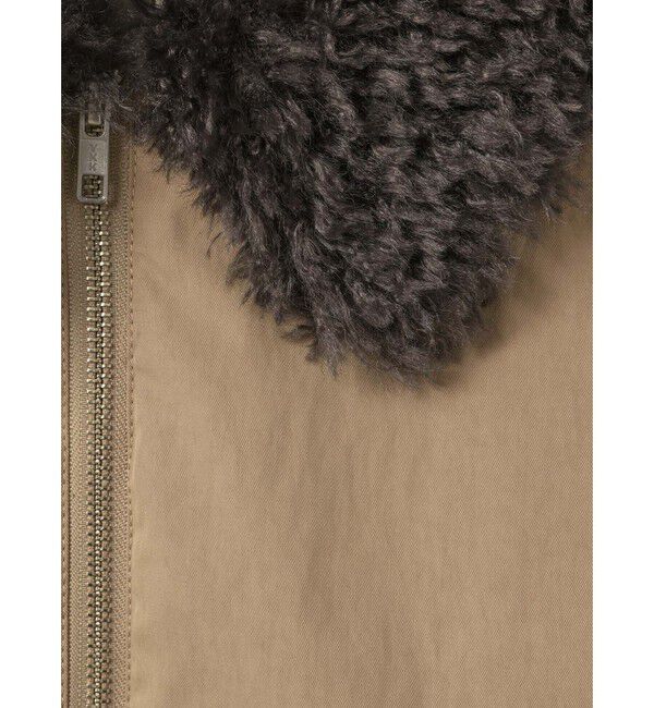 mizuiro ind「mizuiro ind ボアカラーショートジャケット」|その他|