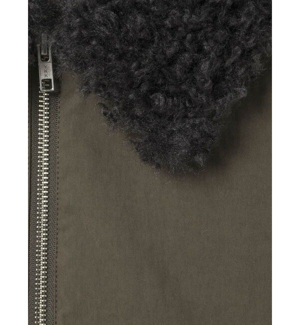 mizuiro ind「mizuiro ind ボアカラーショートジャケット」|その他|