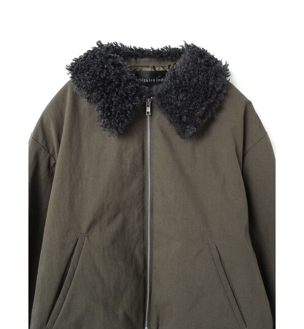 mizuiro ind「mizuiro ind ボアカラーショートジャケット」|その他|