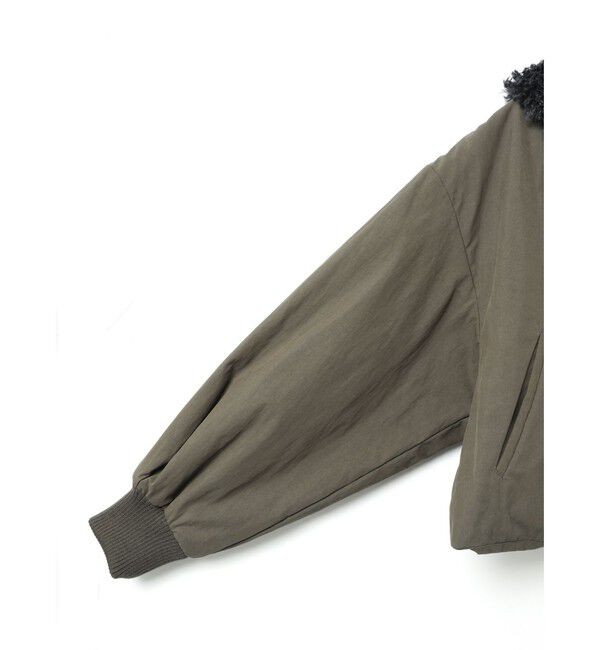 mizuiro ind「mizuiro ind ボアカラーショートジャケット」|その他|