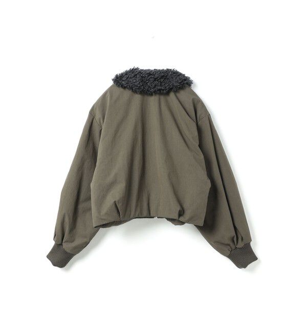 mizuiro ind「mizuiro ind ボアカラーショートジャケット」|その他|