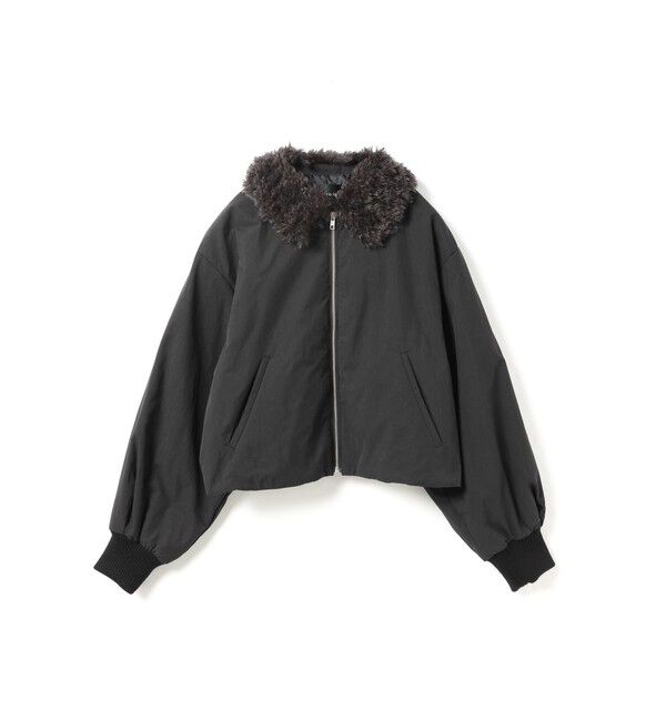 mizuiro ind「mizuiro ind ボアカラーショートジャケット」|その他|