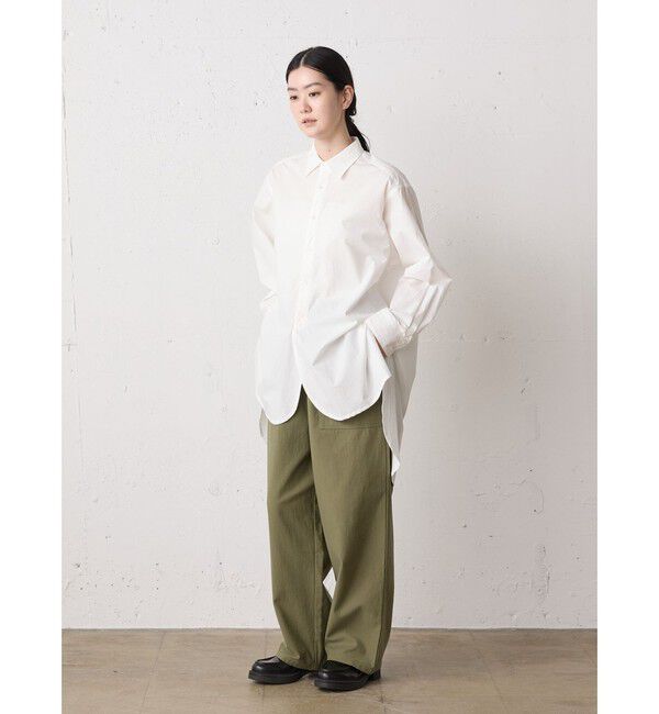 MidiUmi「MidiUmi ワイドロングシャツ」|シャツ・ブラウス|