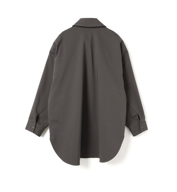 mizuiro ind「mizuiro ind ダブルクロスワイドシャツブルゾン」|その他|