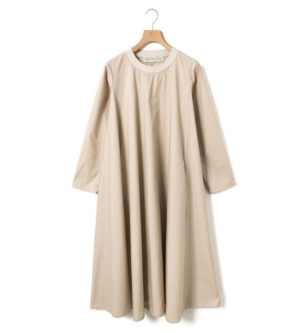 MidiUmi「MidiUmi ロングスリーブプレンティワンピース」|ワンピース|ライトベージュ