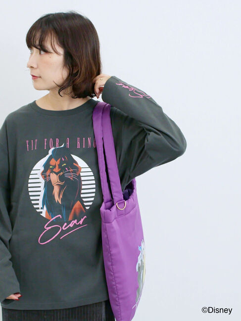 Samansa Mos2 blue「【Disney】ヴィランズ/ロンT」|Tシャツ・カットソー|