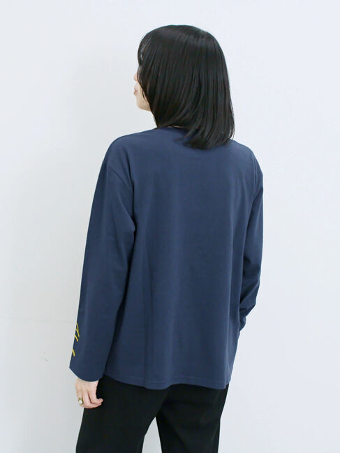 Samansa Mos2 blue「【Disney】ヴィランズ/ロンT」|Tシャツ・カットソー|