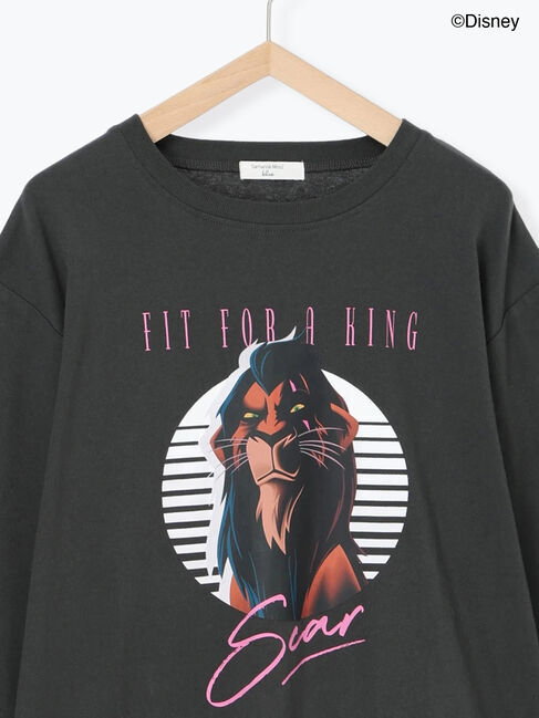 Samansa Mos2 blue「【Disney】ヴィランズ/ロンT」|Tシャツ・カットソー|