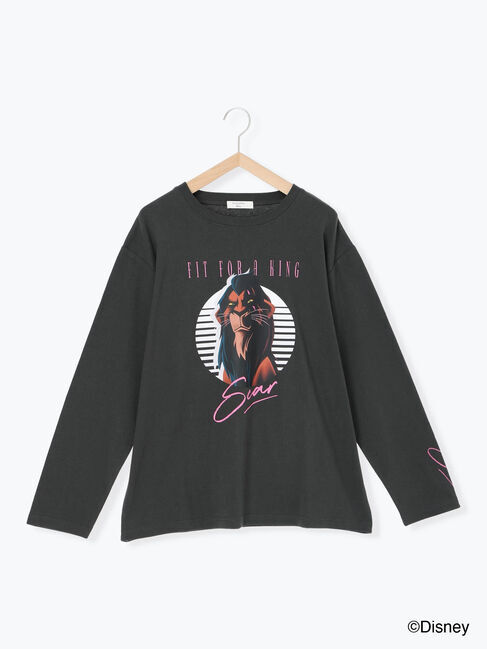 Samansa Mos2 blue「【Disney】ヴィランズ/ロンT」|Tシャツ・カットソー|